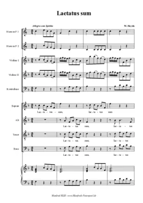 Graduale "Laetatus"