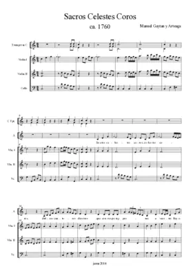 Sacros celestes coros