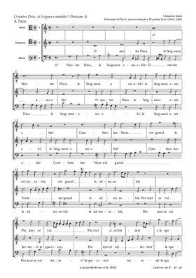 O Nostre Dieu et Seigneur amiable