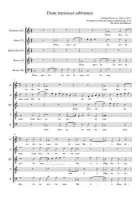 Dum transisset sabbatum