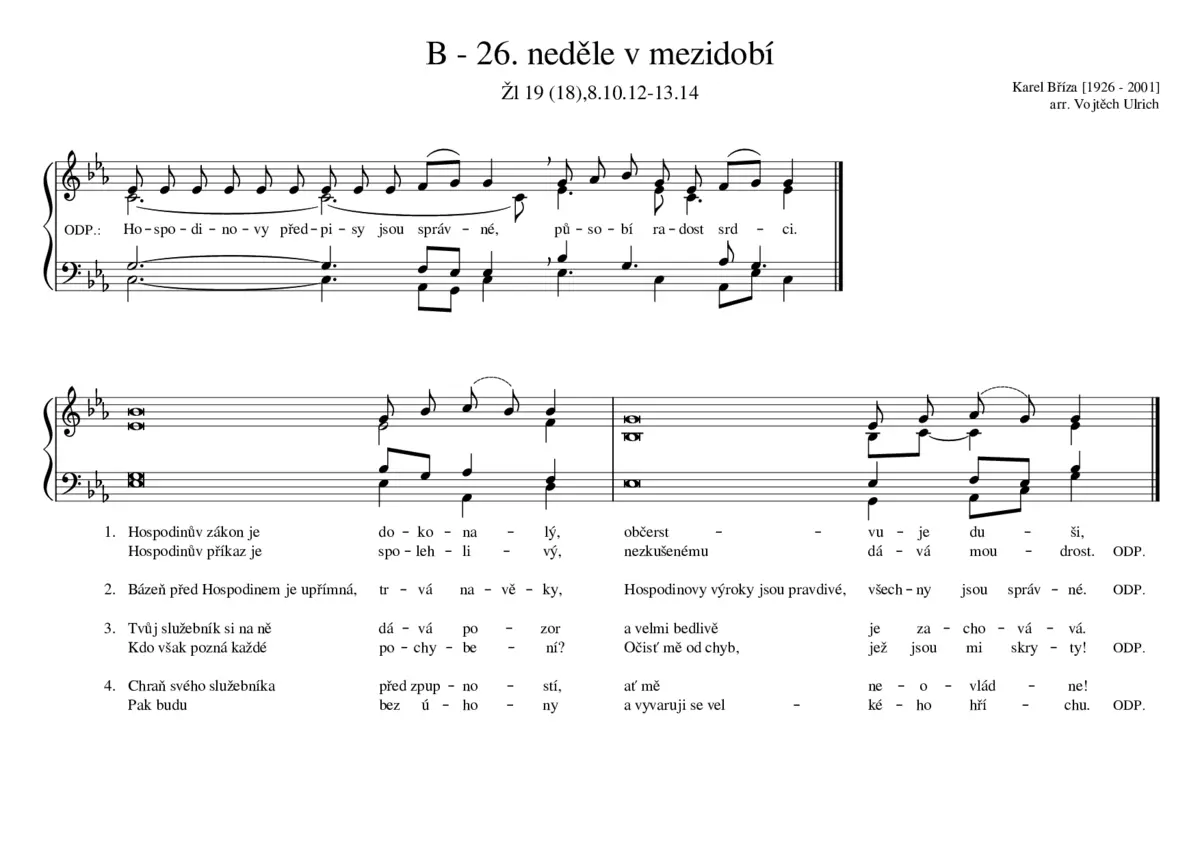 B - 26. neděle v mezidobí - Page 1