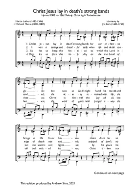Christ Jesus lay in death’s strong bands