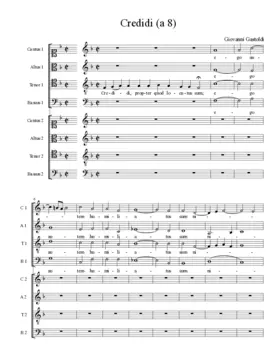 Credidi (a 8)