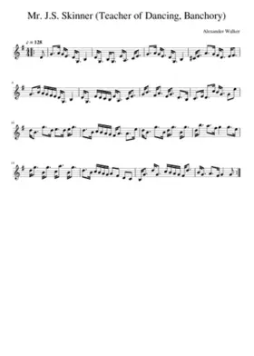 Mr. J.S. Skinner (Teacher of Dancing Banchory)