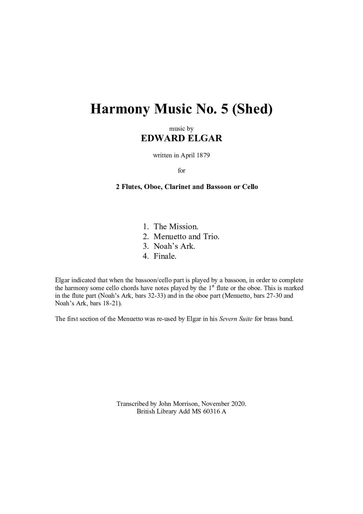 Harmony Music No.5 - Page 1