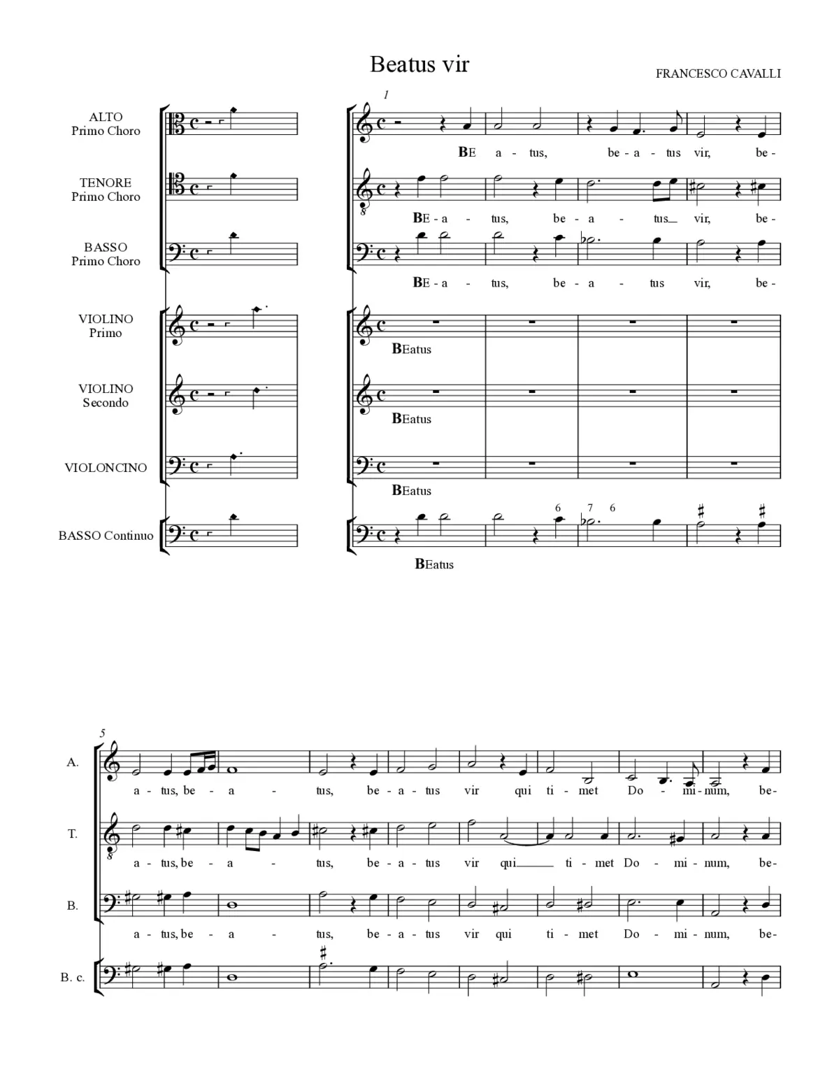 Beatus vir - Page 1