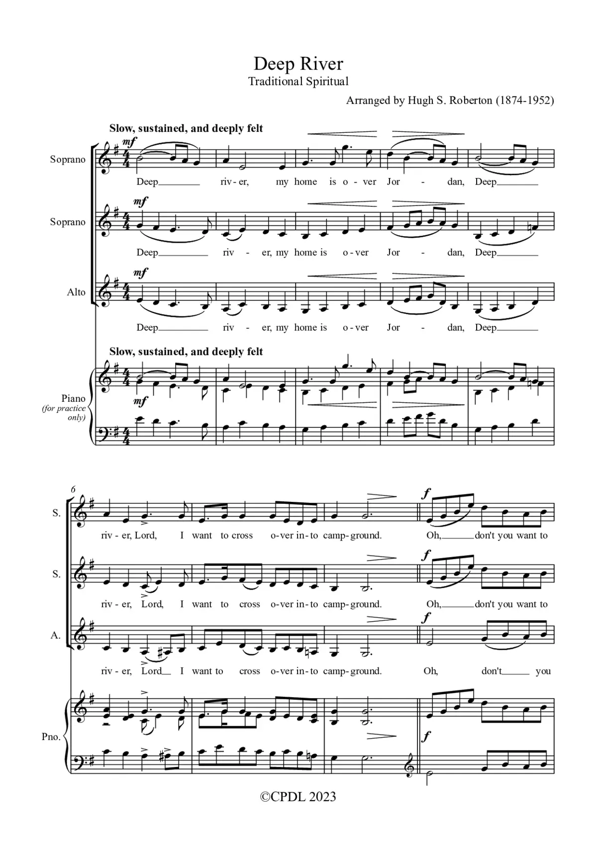 Deep River - Page 1