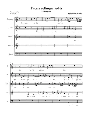 Pacem relinquo vobis