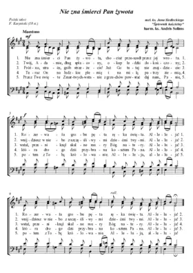 Nie zna śmierci Pan żywota