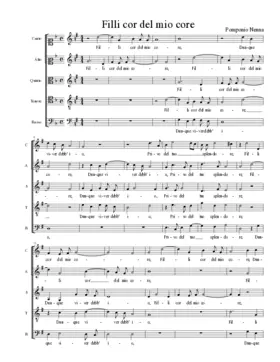 Filli cor del mio core