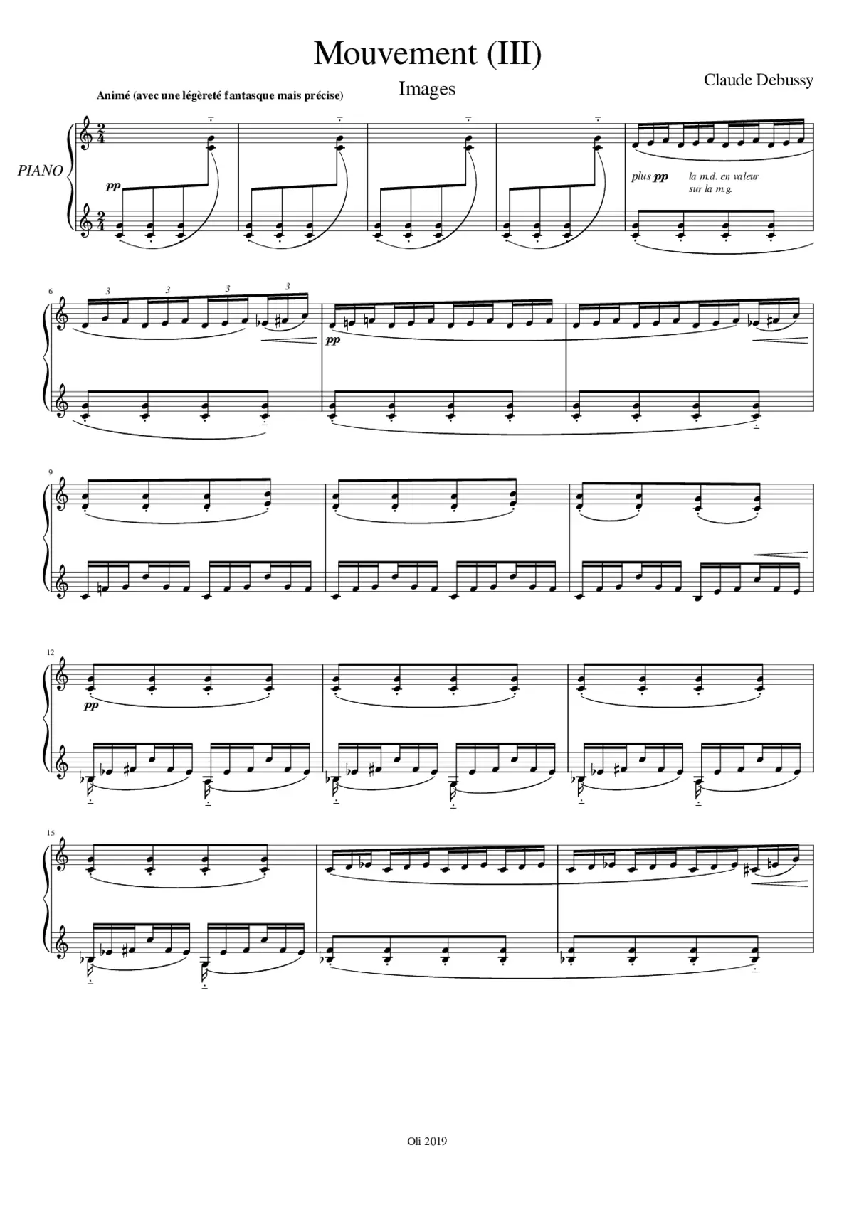 Images pour orchestre - Page 1