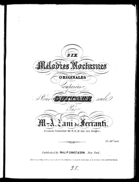 6 Mélodies Nocturnes originales