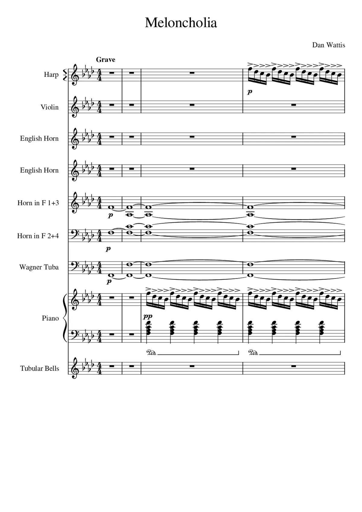 Meloncholia - Dan Wattis - Page 1