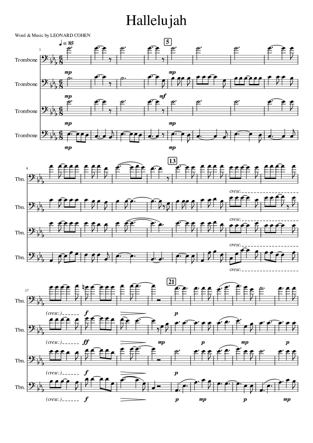 hallelujah - Page 1