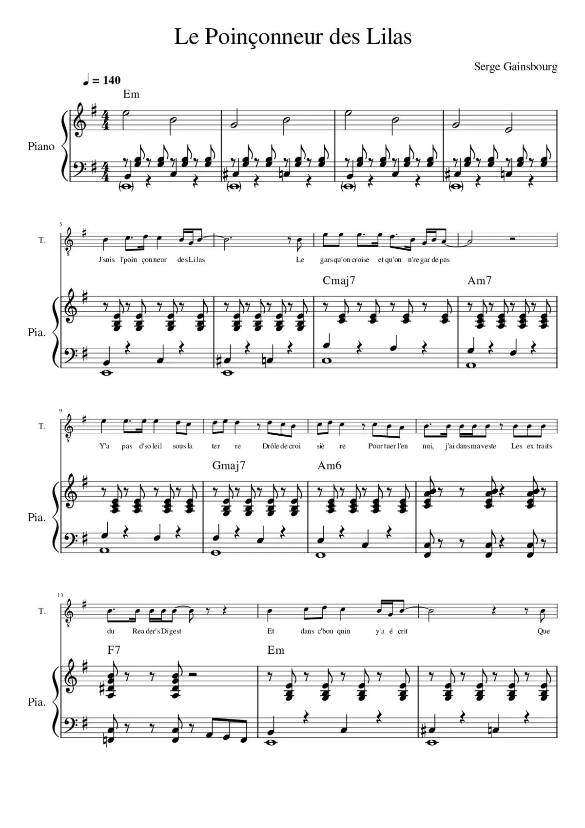 le poinconneur des lilas - Page 1