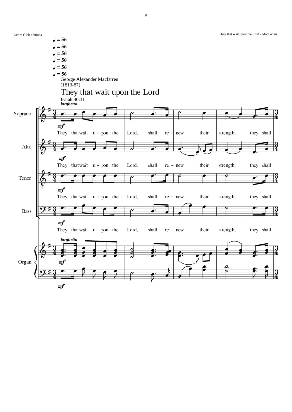 They that wait upon the Lord - Page 1