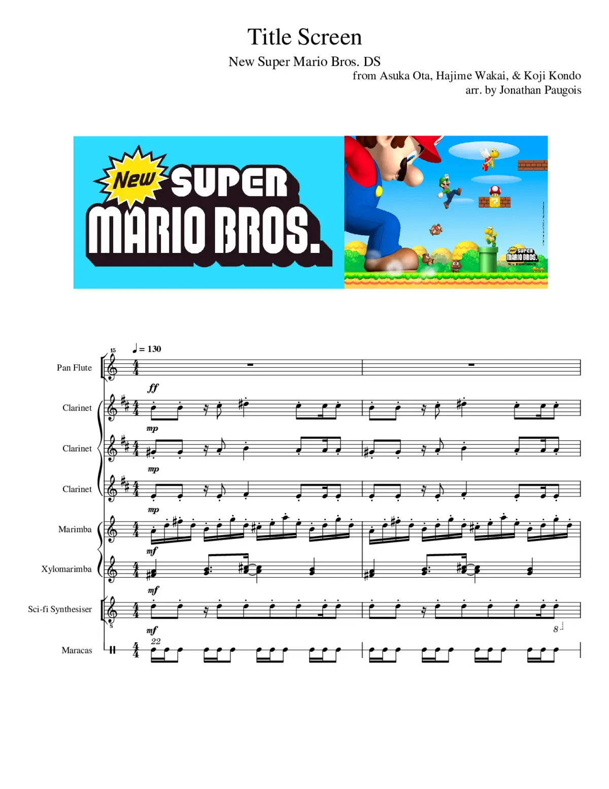 new super mario bros ds - title screen - Page 1