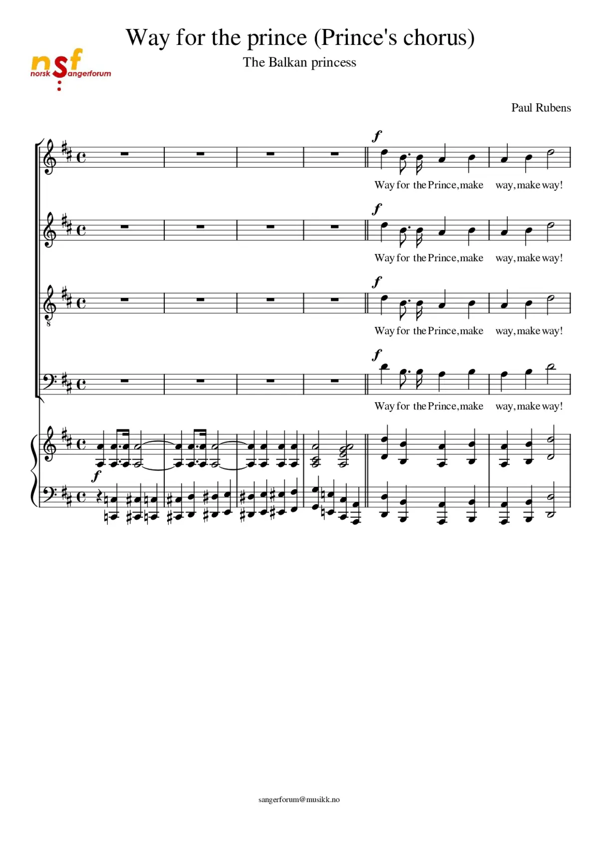 The Balkan princess - Page 1