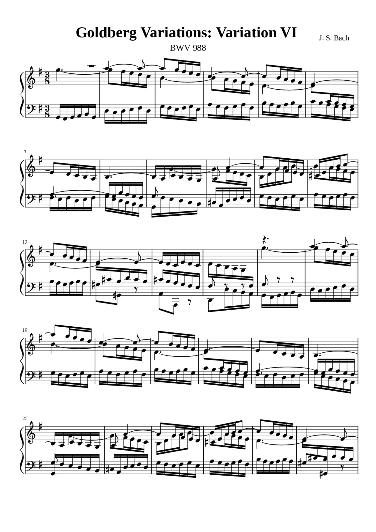 Goldberg-Variationen BWV 988 - Page 1