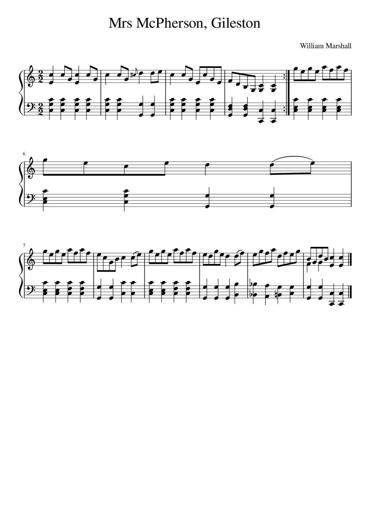 Mrs McPherson Gileston - Page 1