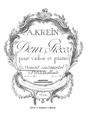 2 Pieces for Violin and Piano