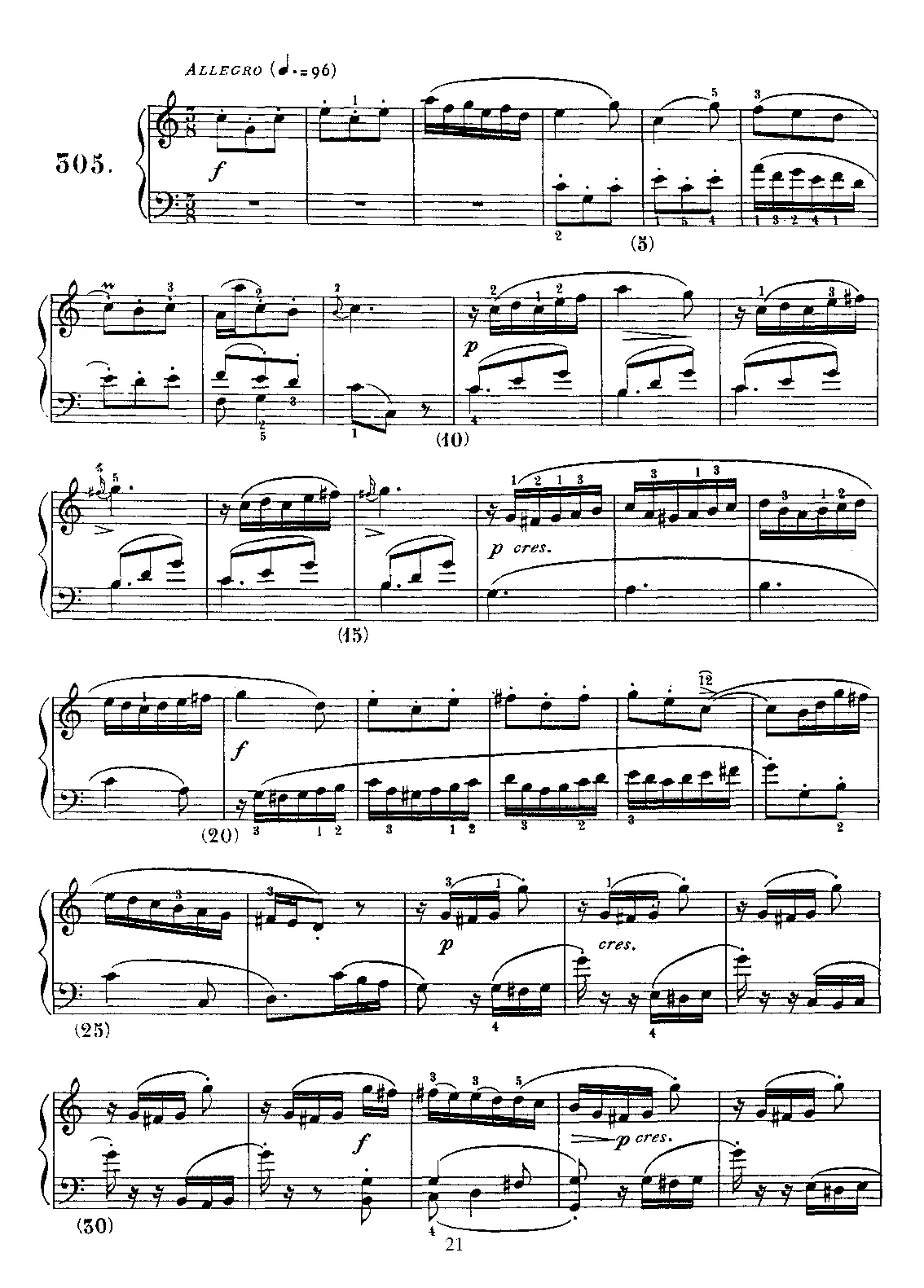 Keyboard Sonata in C major - Page 1