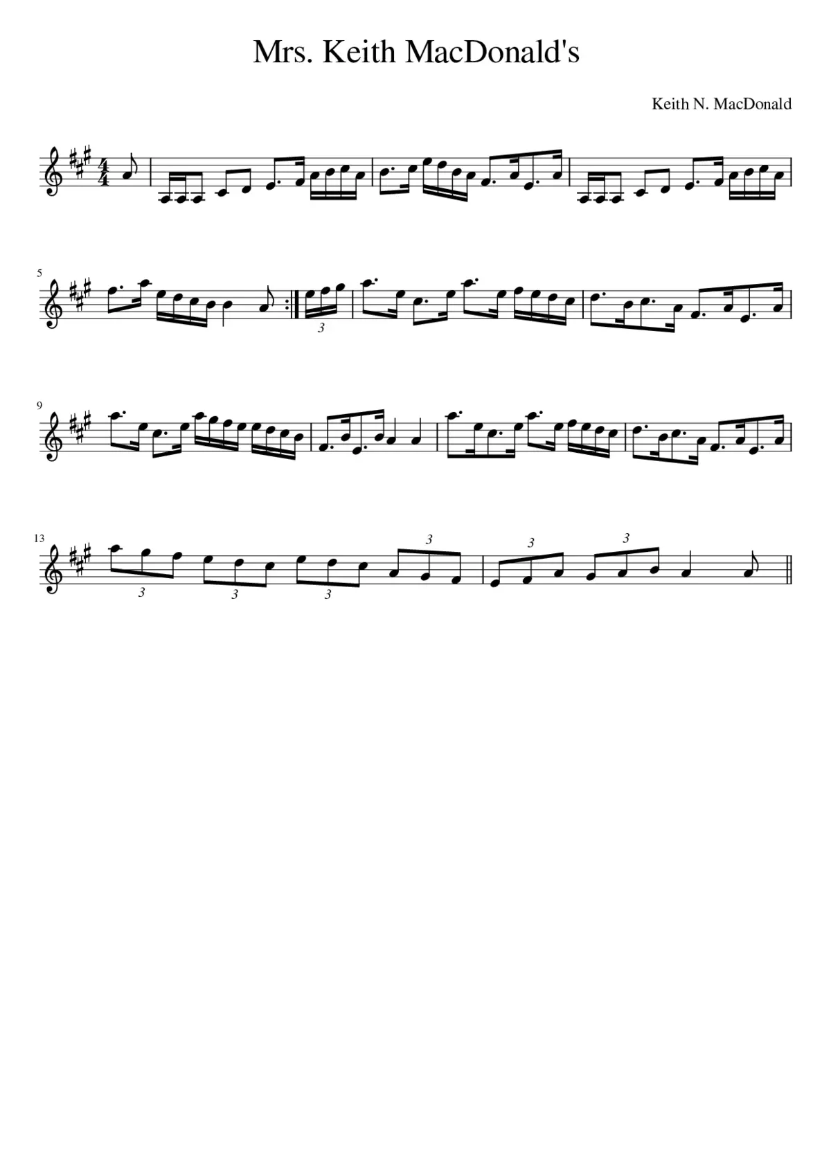 Mrs. Keith Macdonald's - Page 1