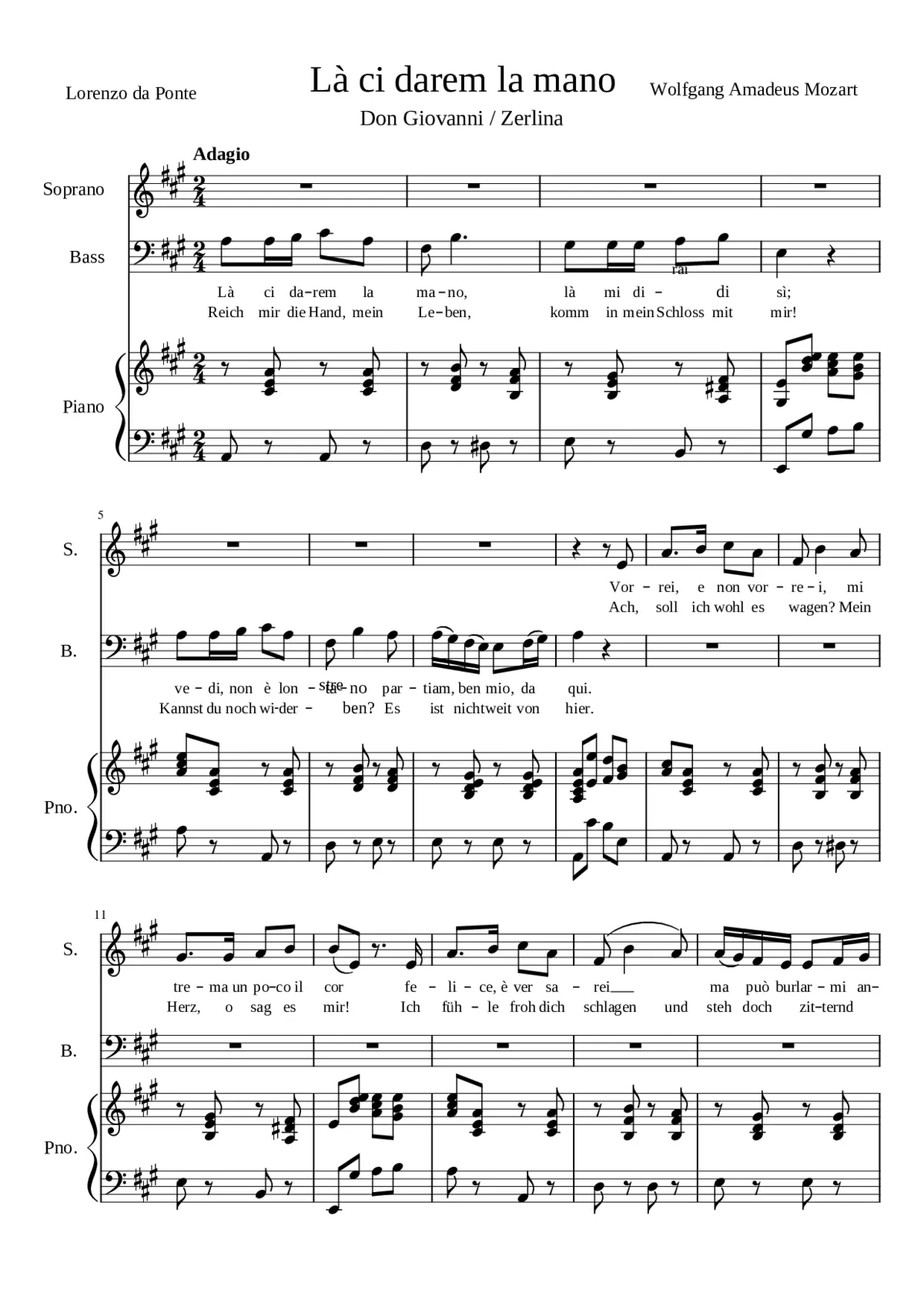 Don Giovanni K.527 - Page 1