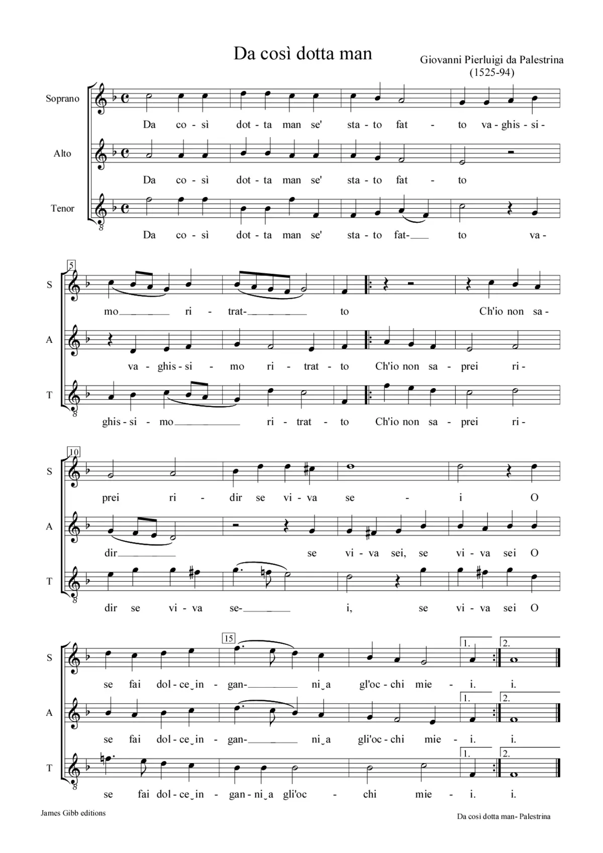 Da così dotta man - Page 1