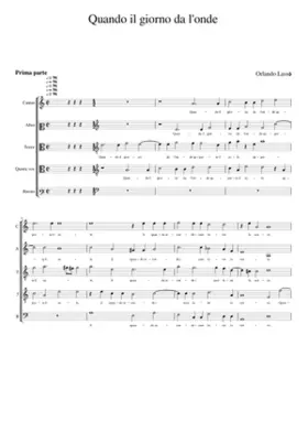 Quando il giorno da l'onde