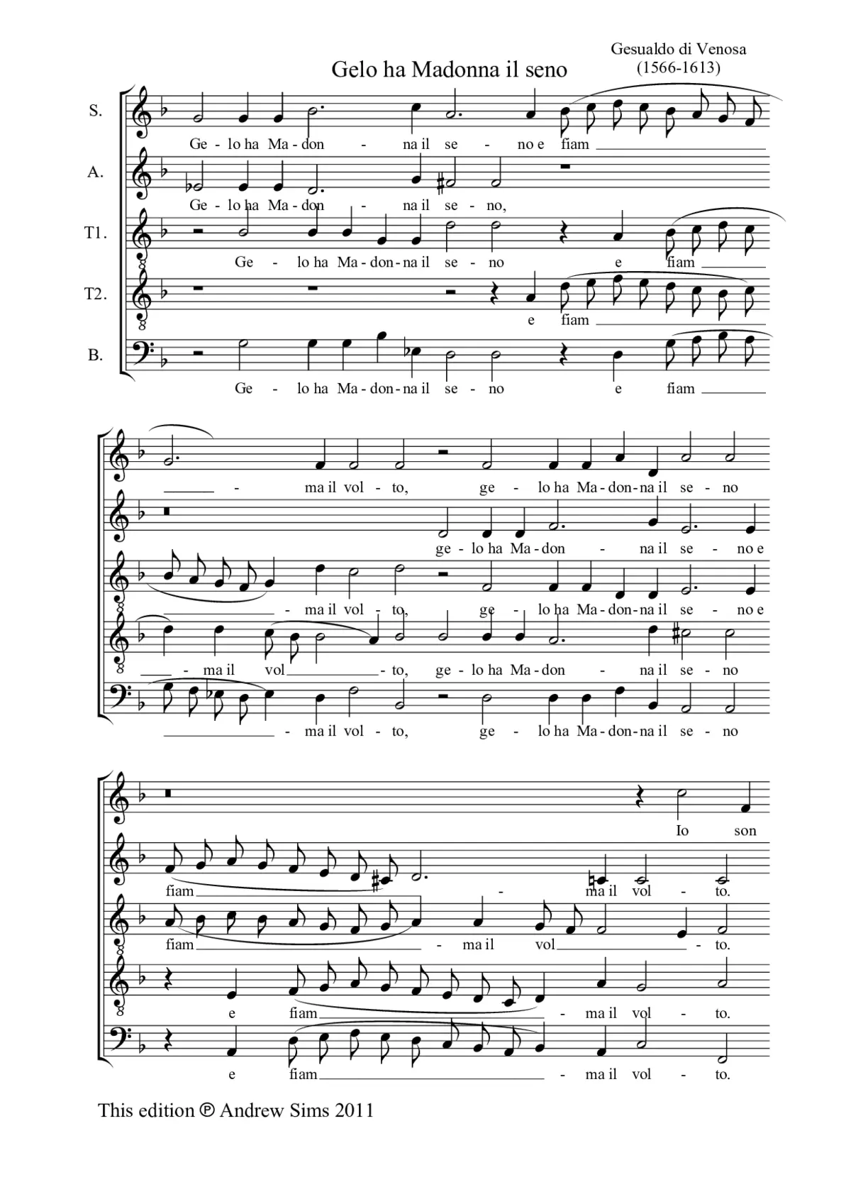 Gelo ha madonna il seno - Page 1