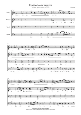 Confundantur superbi