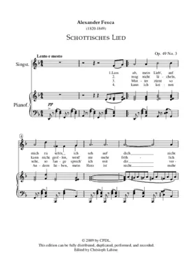 Schottisches Lied, Op. 49, No. 3