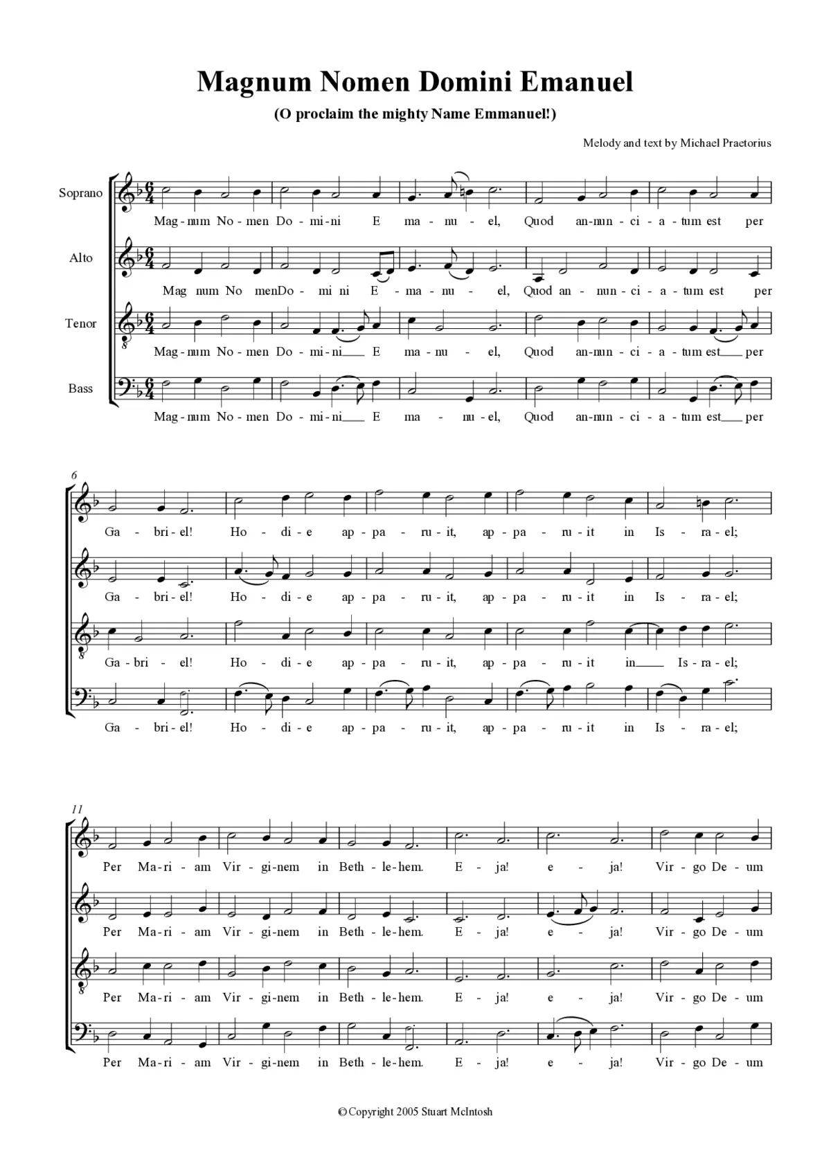 Magnum nomen Domini - Page 1