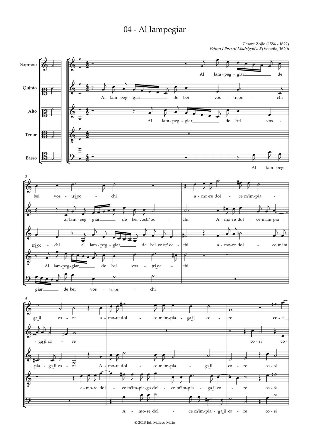 Al lampeggiar - Page 1