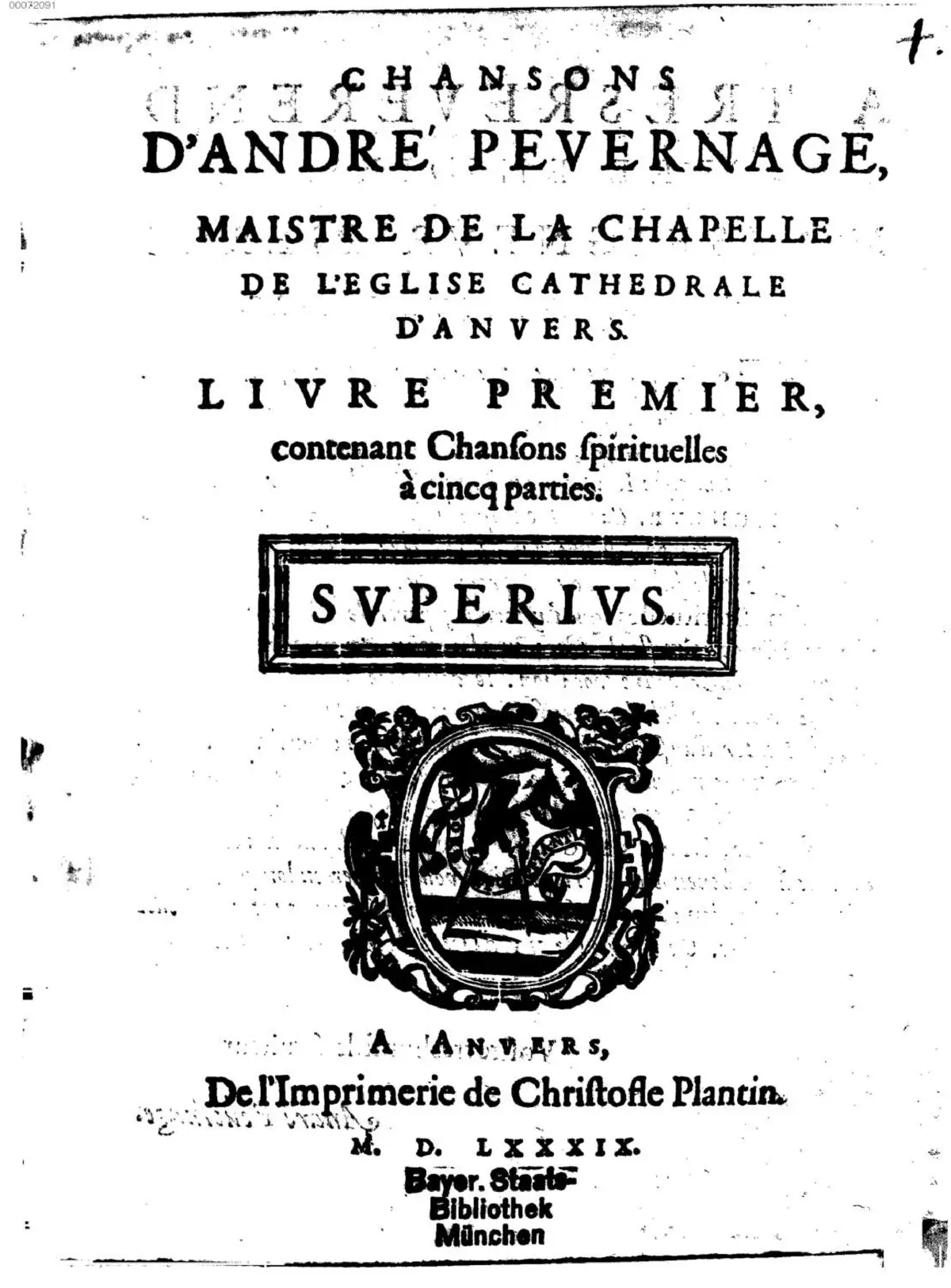 28 Chansons, Livre 1 - Page 1
