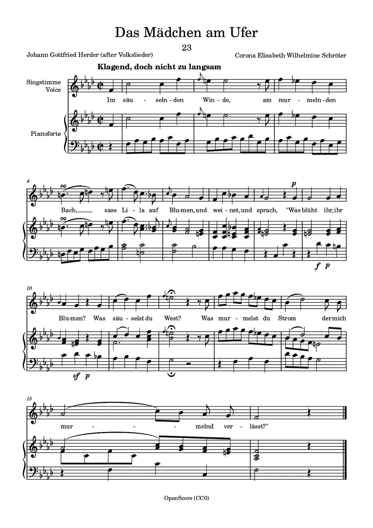 Das Mädchen am Ufer - Page 1