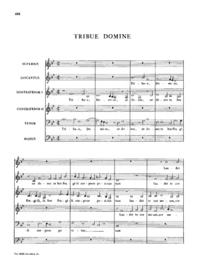 Tribue Domine