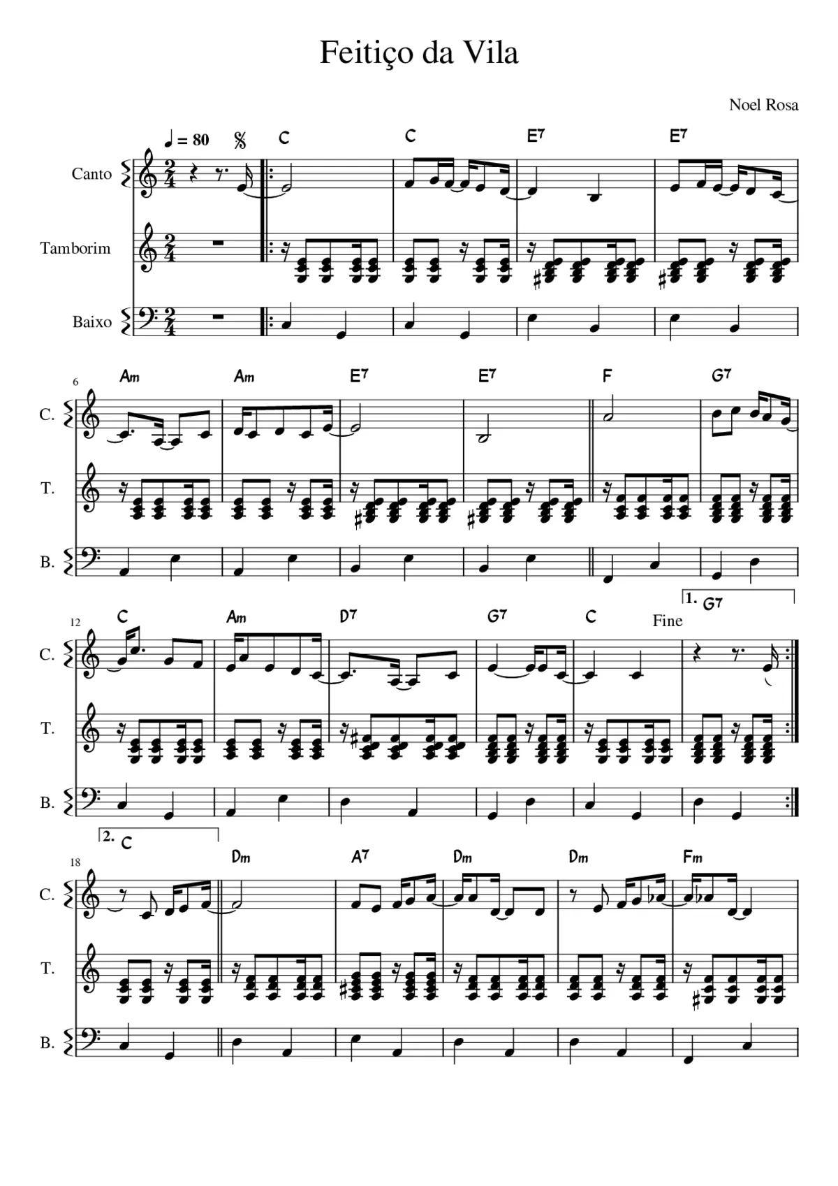 Feitiço Da Vila - Page 1