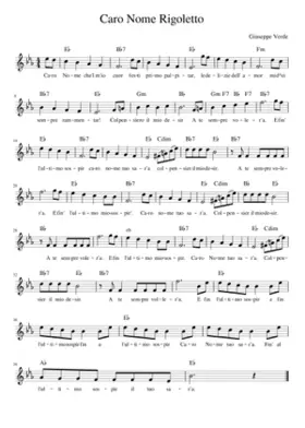 Caro Nome Rigoletto