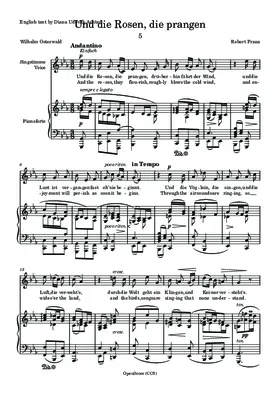 Und die Rosen, die prangen
