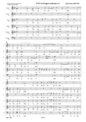 Ave Regina caelorum a 6