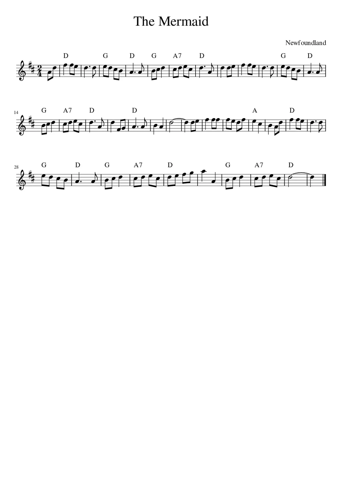 The Mermaid - Page 1