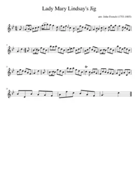 Lady Mary Lindsay's Jig