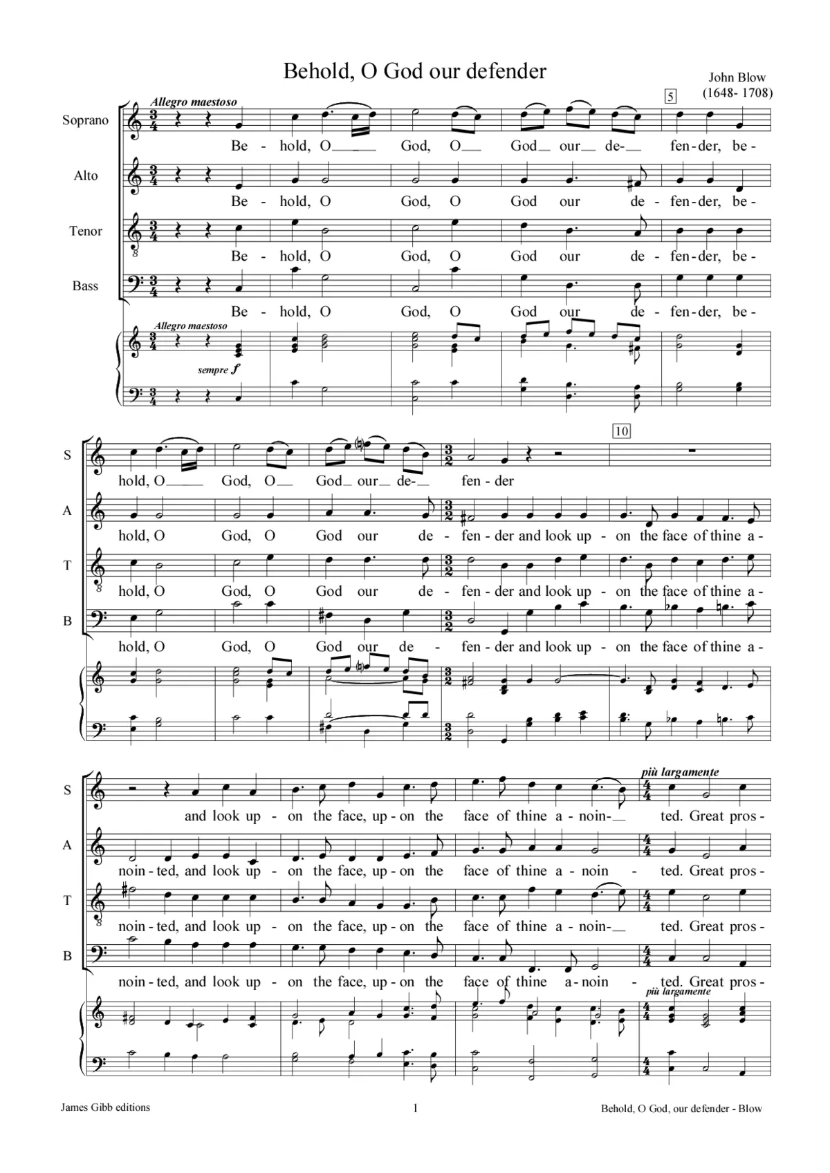 Behold, O God our defender - Page 1