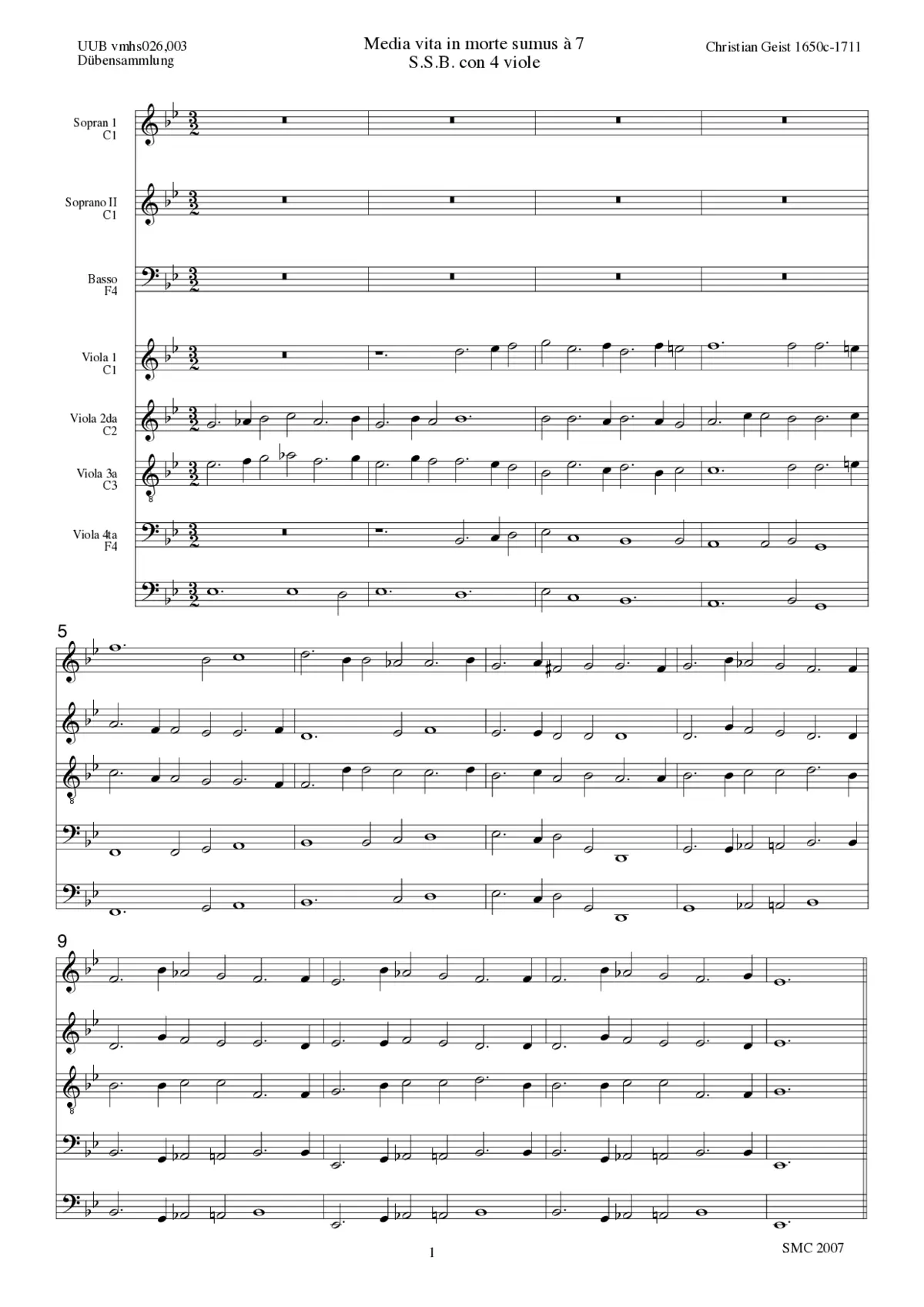 Media vita in morte sumus - Page 1
