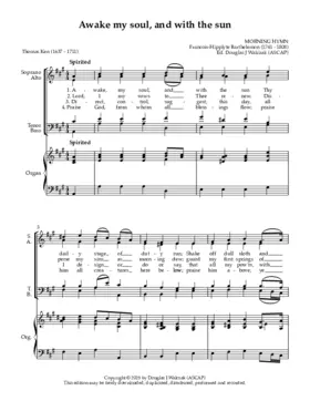 Awake, my soul, and with the sun