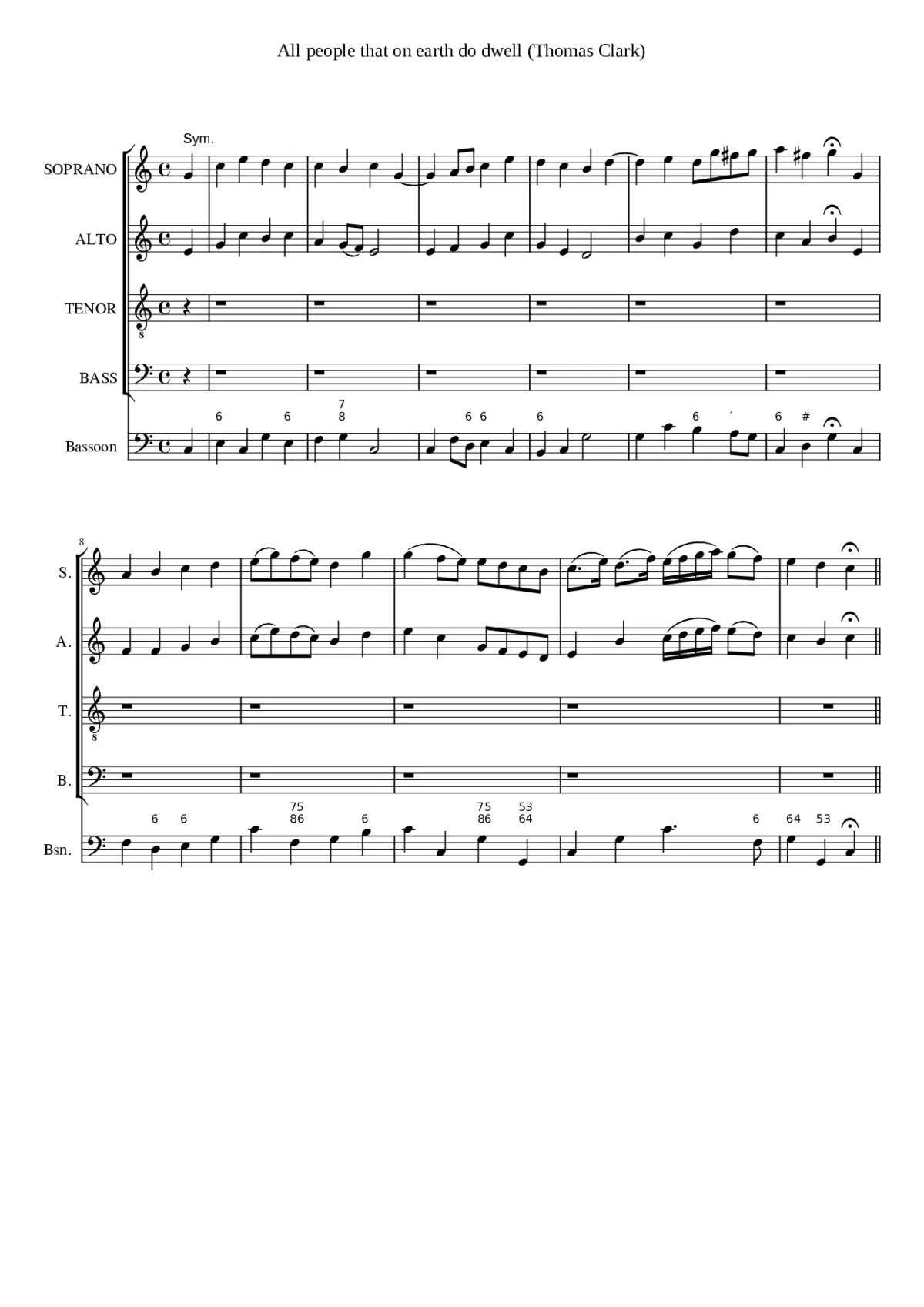 All people that on earth do dwell - Page 1