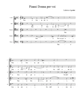 Piansi Donna per voi