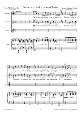 Encinctured with a twine of leaves